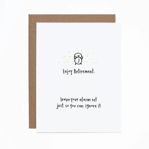 Carolyn Draws Card - Enjoy Retirement