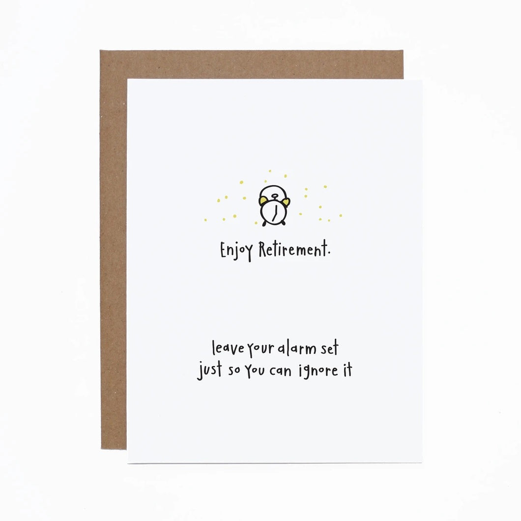 Carolyn Draws Card - Enjoy Retirement