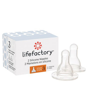 LifeFactory Stage 3 Silicone Nipples