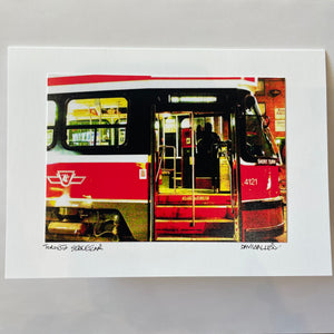 David Allen Photography Card - Toronto Streetcar