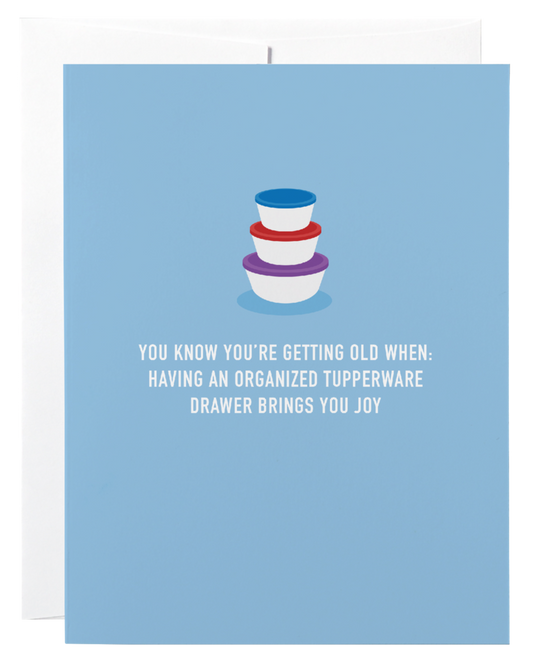Classy Cards - Organized Tupperware