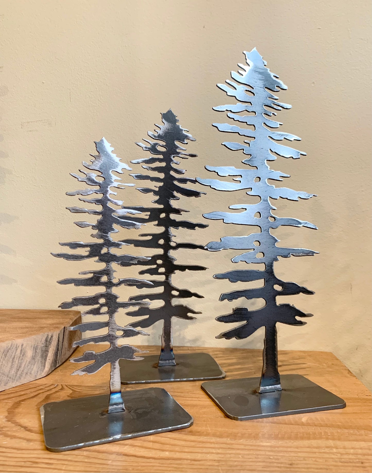 Reclaimed Metal Sculptures - Trees