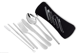 Abbot Stainless Steel 7 Piece Cutlery Set + Case