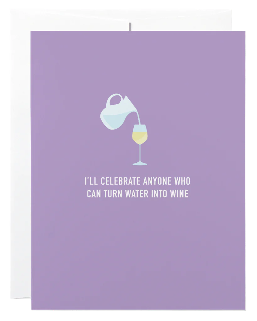 Classy Cards - Water To Wine