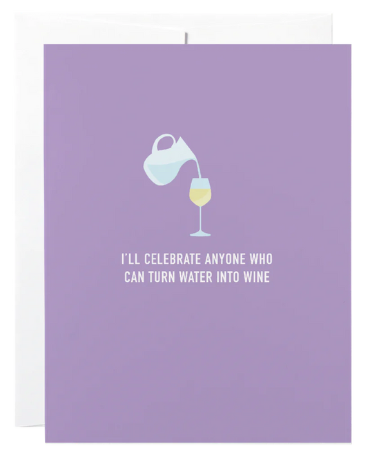 Classy Cards - Water To Wine