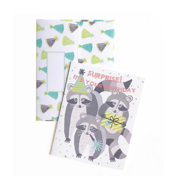 Artistry Cards - Birthday Raccoons
