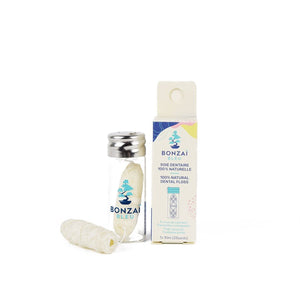 Natural Dental Floss - Glass Bottle