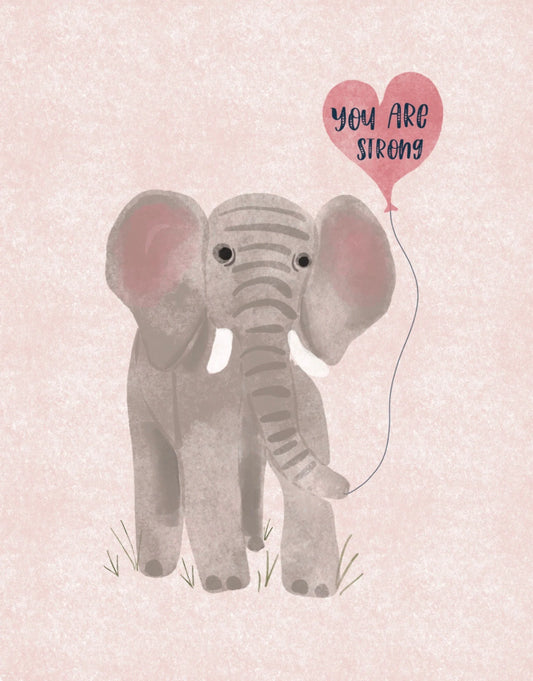 Poplar Paper Card - You Are Strong