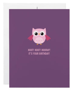 Classy Cards - Hoot Hoot Birthday Owl