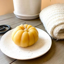 Honey Candles Large Pumpkin Beeswax Candle