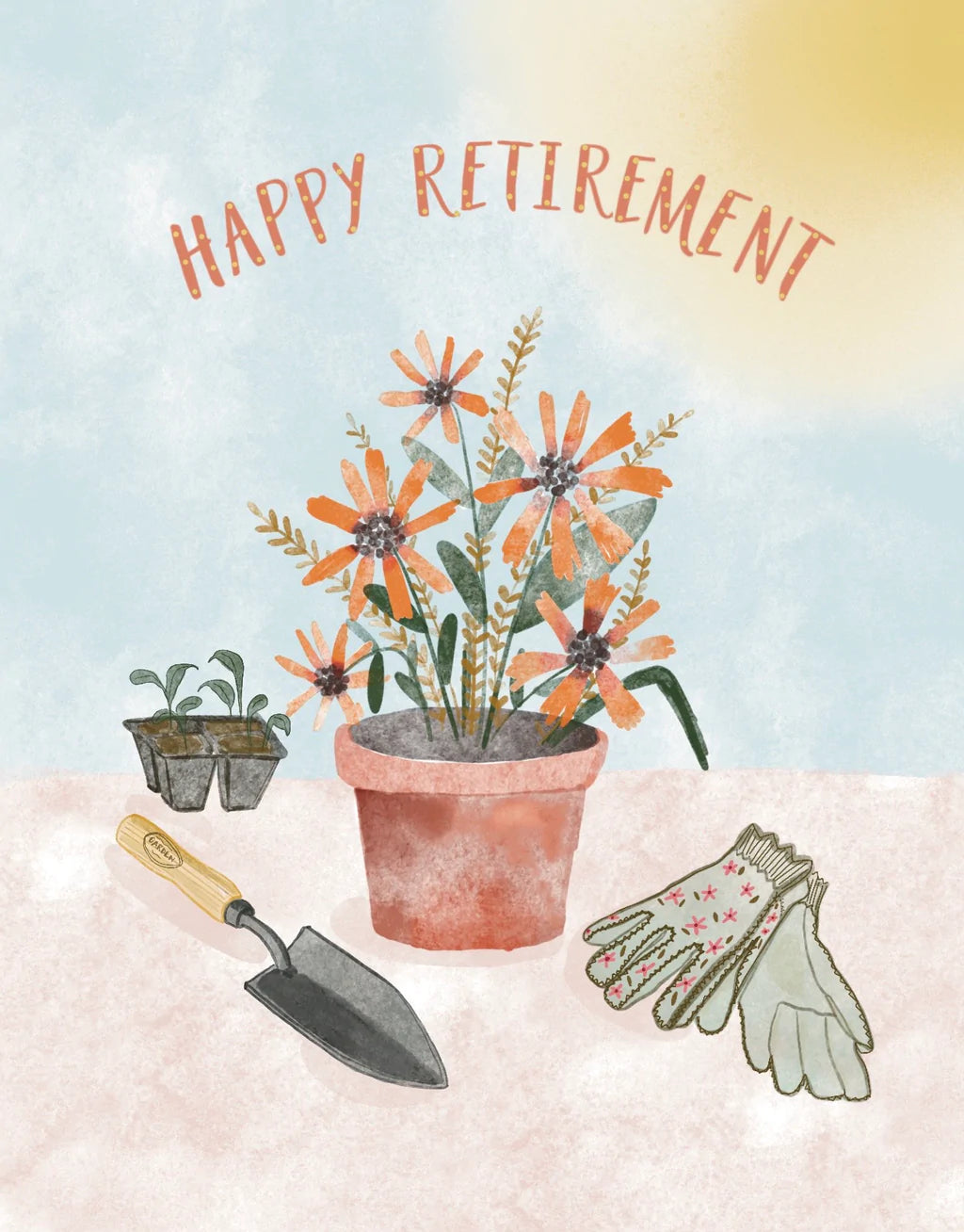 Poplar Paper Card - Happy Retirement