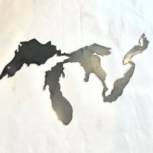 Reclaimed Metal Scupltures - Great Lakes