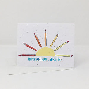 Jill & Jack Paper Plantable Card - Birthday Sunshine