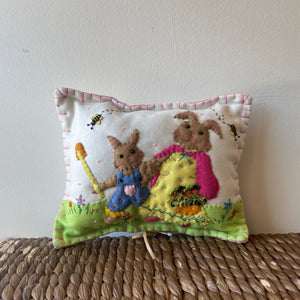 Stitch By Stitch Easter Pillow