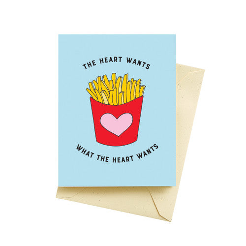 Seltzer Goods Cards - Heart Wants Fries