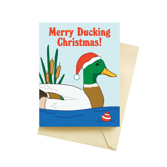 Seltzer Goods Cards - Merry Ducking Christmas