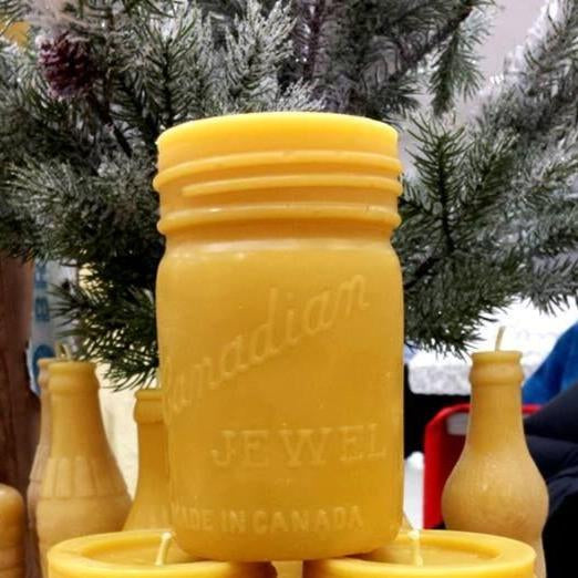 Pioneer Spirit Beeswax Candle - Mason Jar