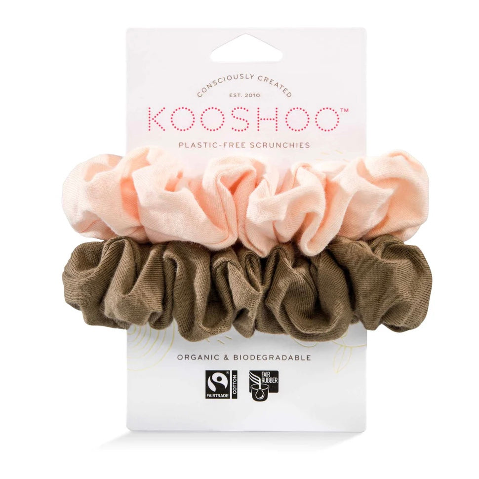 Kooshoo Organic Plastic-Free Scrunchies