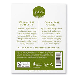 Positively Green Card - Beginning (Plato) - New Home