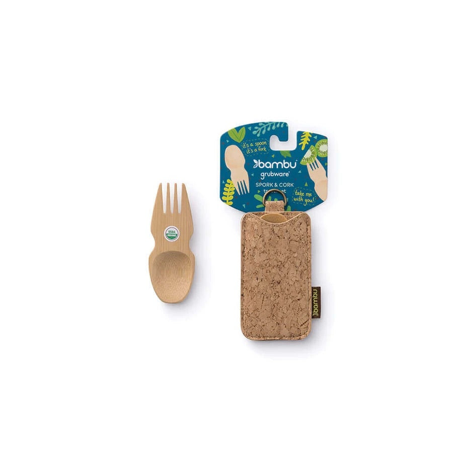 Bambu Spork & Cork Travel Set