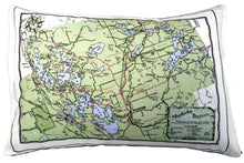 Vintage Map Pillow