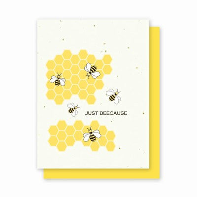 Green Field Paper Co. Card - Just Bee-cause