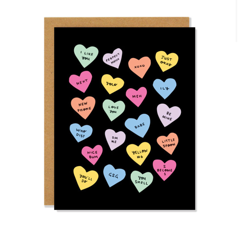 Badger and Burke Card - Valentine Hearts