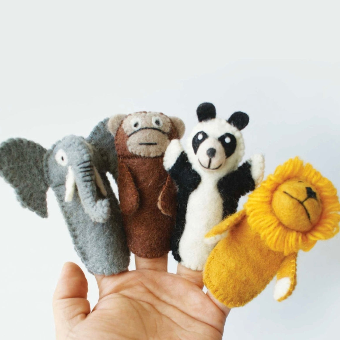 Hamro Felted Wool Finger Puppets