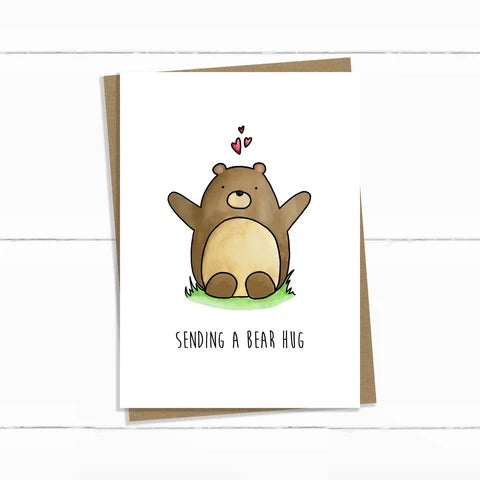 Baun Bon Card - Sending A Bear Hug