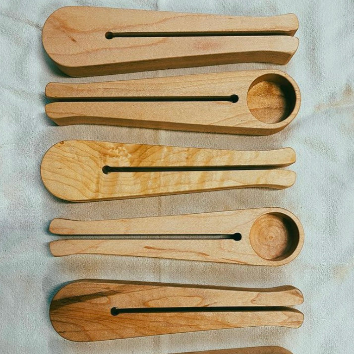 LivCan Handmade Maple Coffee Scoop