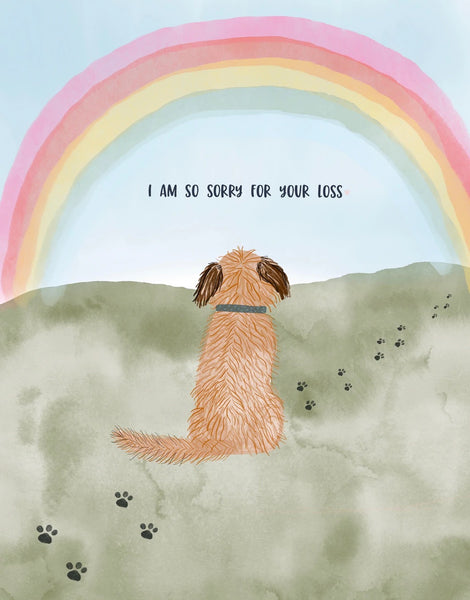 Poplar Paper Card - Pet Sympathy (Dog)
