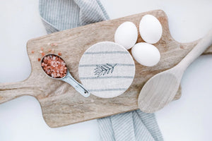 Organic Cotton Dish Cover - Set of Two (Mason Jar)