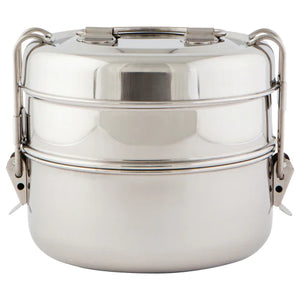 Now Designs 2-Layer Simply Steel Tiffin