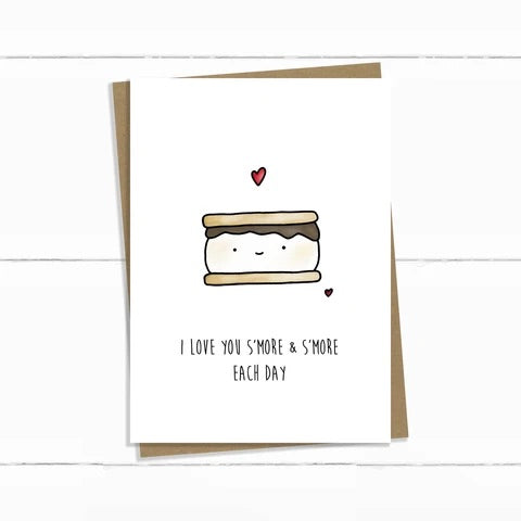Baun Bon Card - Love You S’more & S’more