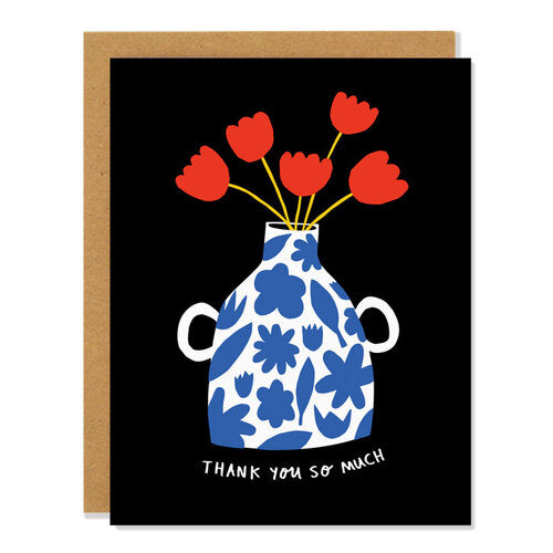 Badger and Burke Card - Thank You Vase