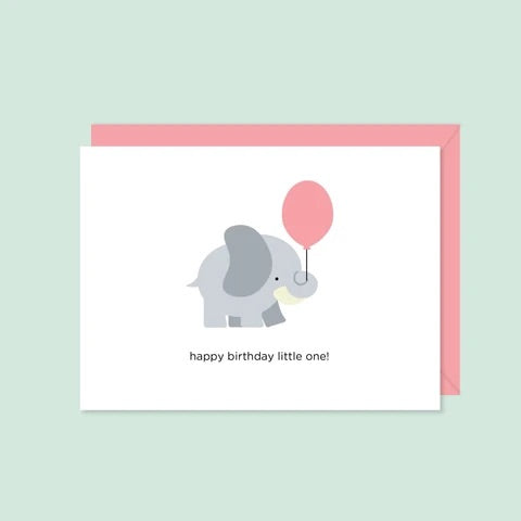 Halifax Paper Hearts Card - Child's Birthday Little One