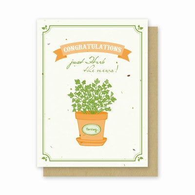 Green Field Paper Co. Card - Herb The News