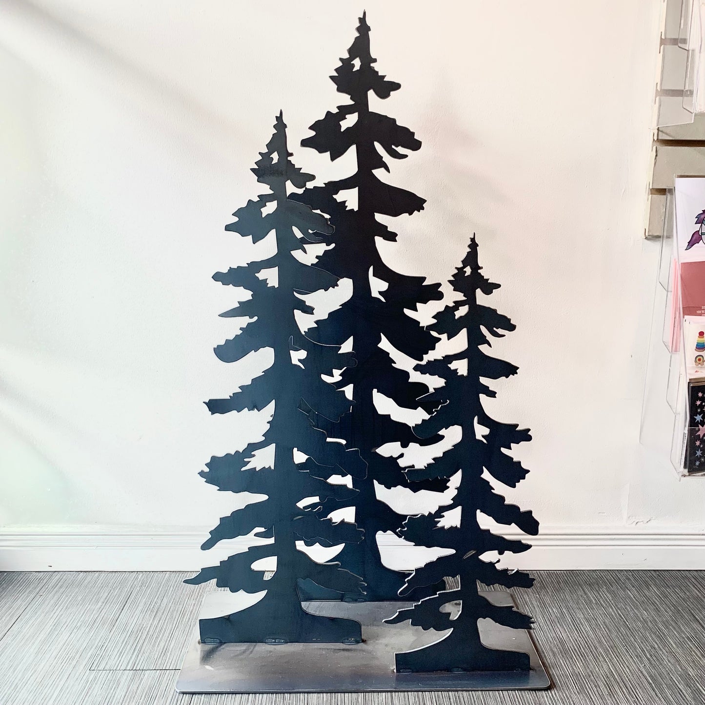 Reclaimed Metal Scupltures - Group Of Trees (Extra Large)