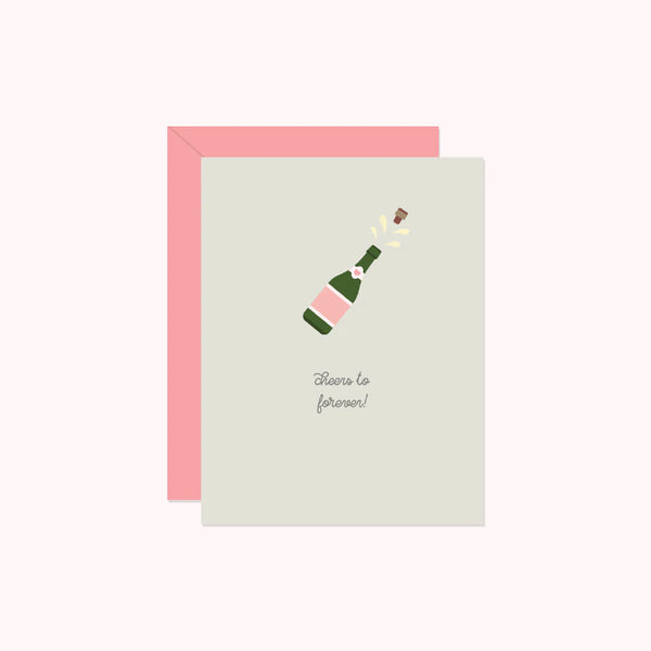Halifax Paper Hearts Card - Cheers To Forever