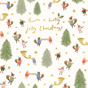 Charity Card Pack of 6- Have a Holly Jolly Christmas Bears