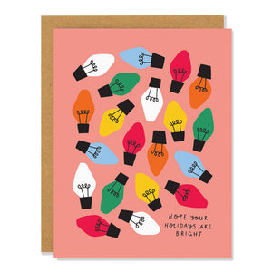 Badger and Burke Card - Christmas Lights