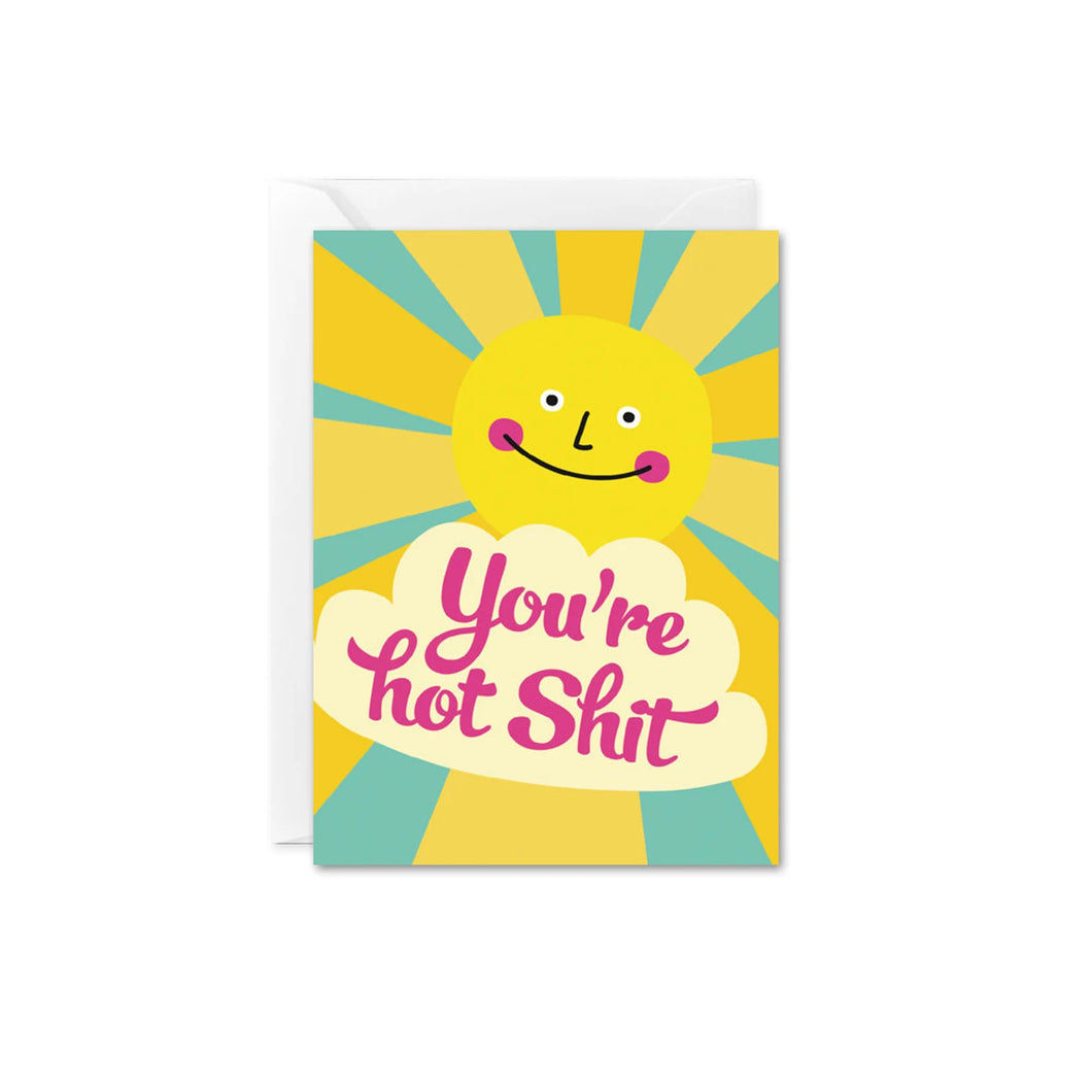 The Beautiful Project Mini Card - Hot Shit Sunshine