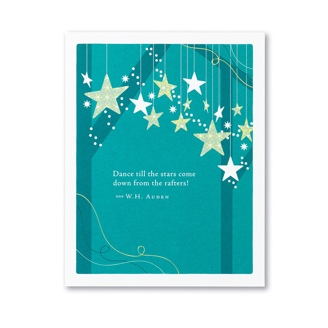 Positively Green Card - Rafters (Auden) - Birthday