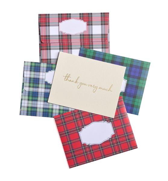 Artistry Cards - Thank You Plaid (Box Set)