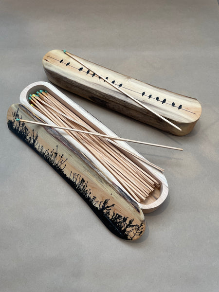 Driftwood Match Box