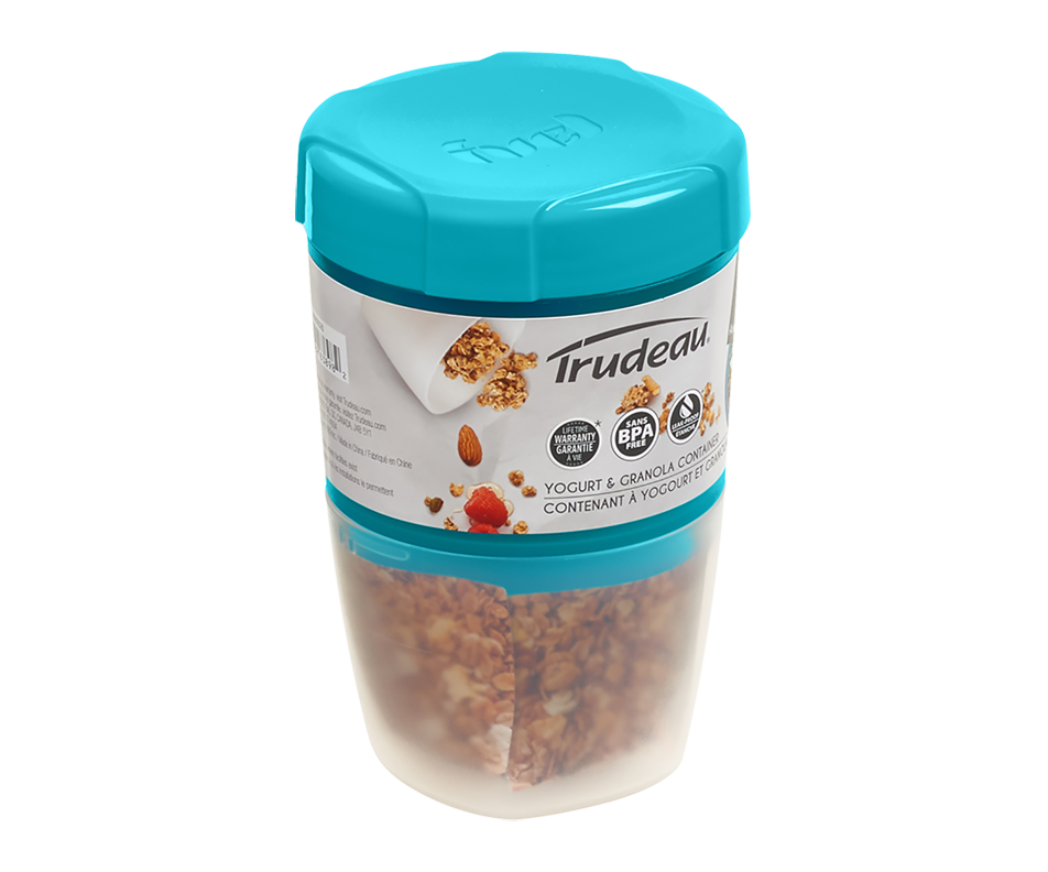 Trudeau Fuel Yogurt and Granola Container