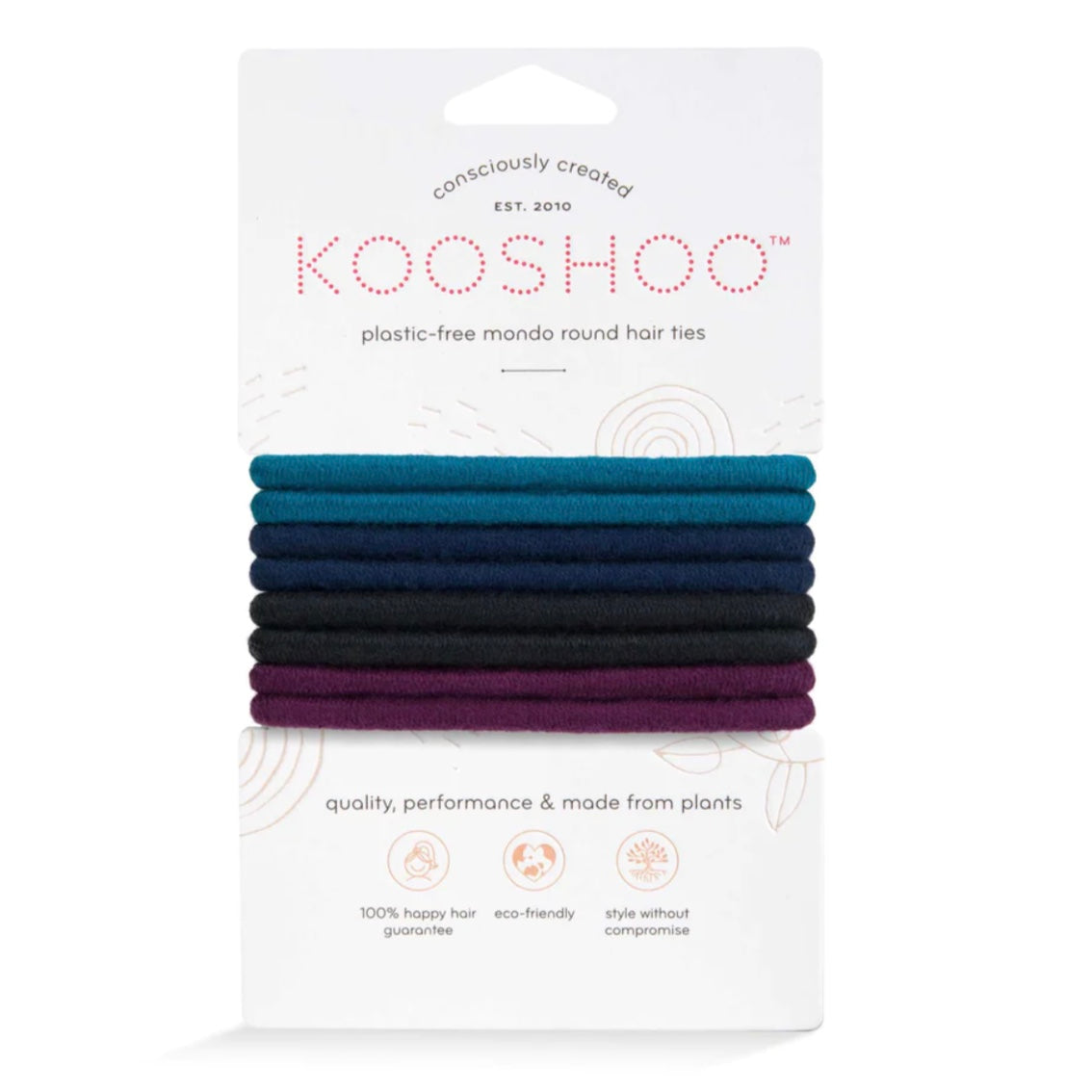 Kooshoo Plastic Free Round Hair Ties