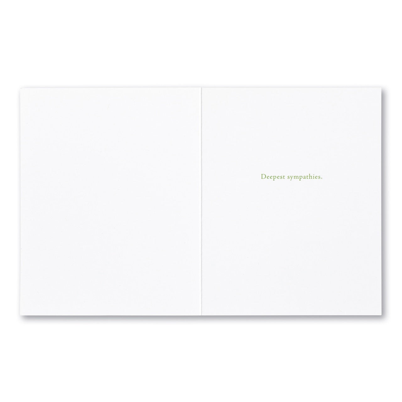 Positively Green Card - Treasure Memory (Anonymous) - Sympathy