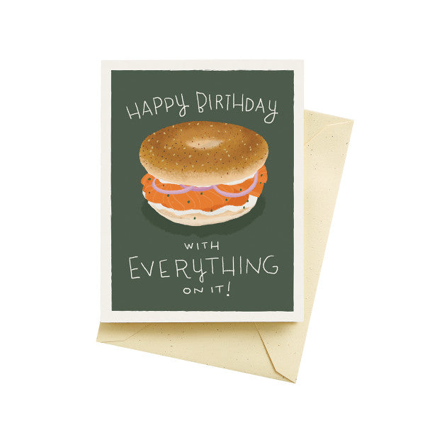 Seltzer Goods Cards - Everything Bagel Birthday