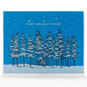 Porchlight Press Card - Cozy Holiday Wishes
